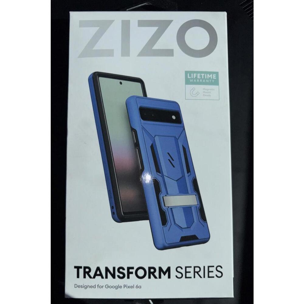 ZIZO‎ Transform Blue Case Google Pixel 6a Kickstand Magnetic Lifetime NEW